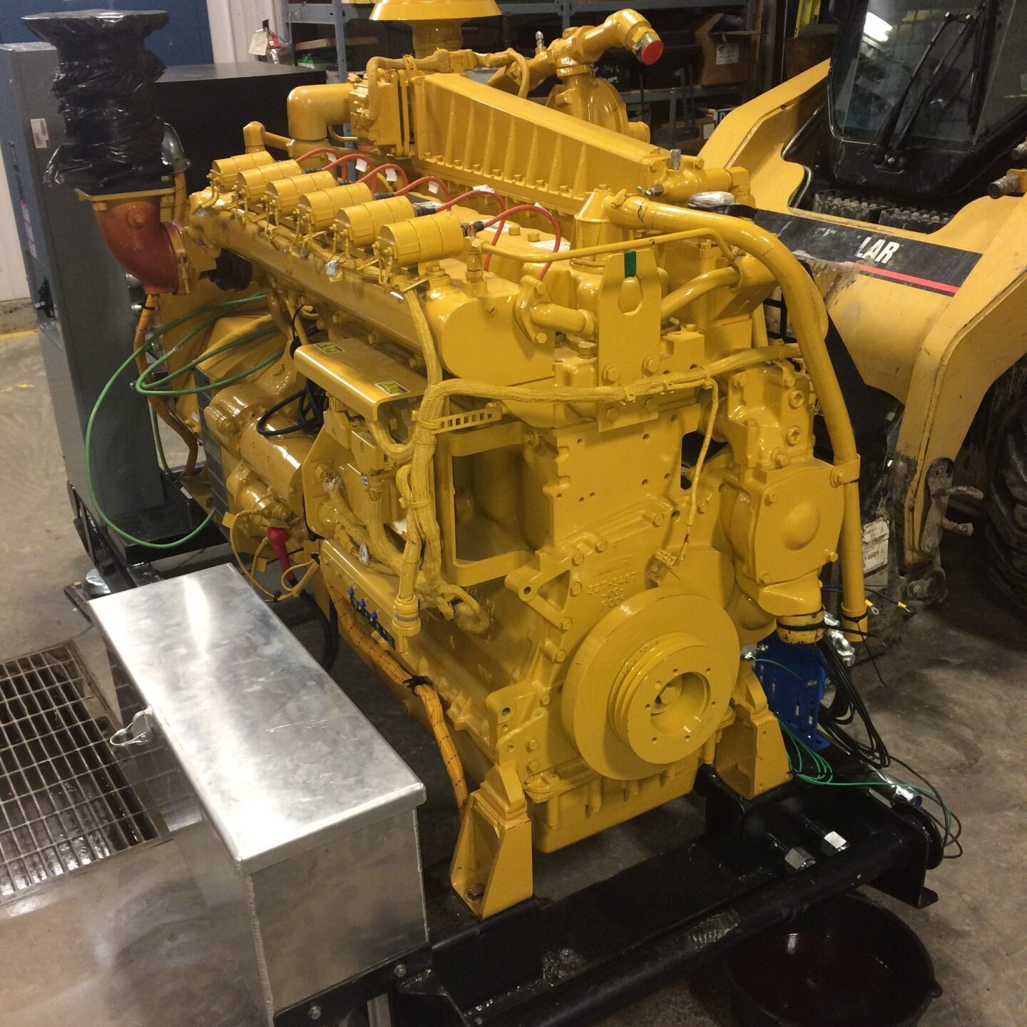 Natural Gas CAT generator built at HM Power Systems Ltd.